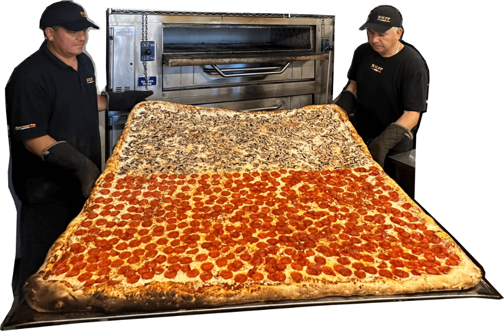 Giant Sicilian-style 54” pizza